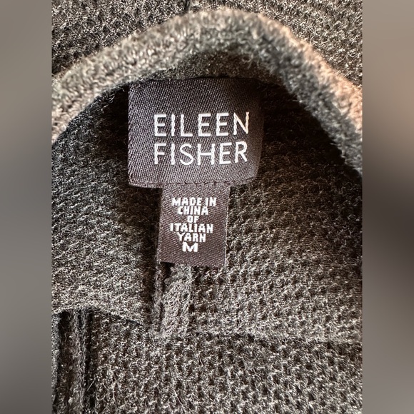 Eileen Fisher Cropped Wool Blend Tweed Pant Size M - Picture 5 of 7